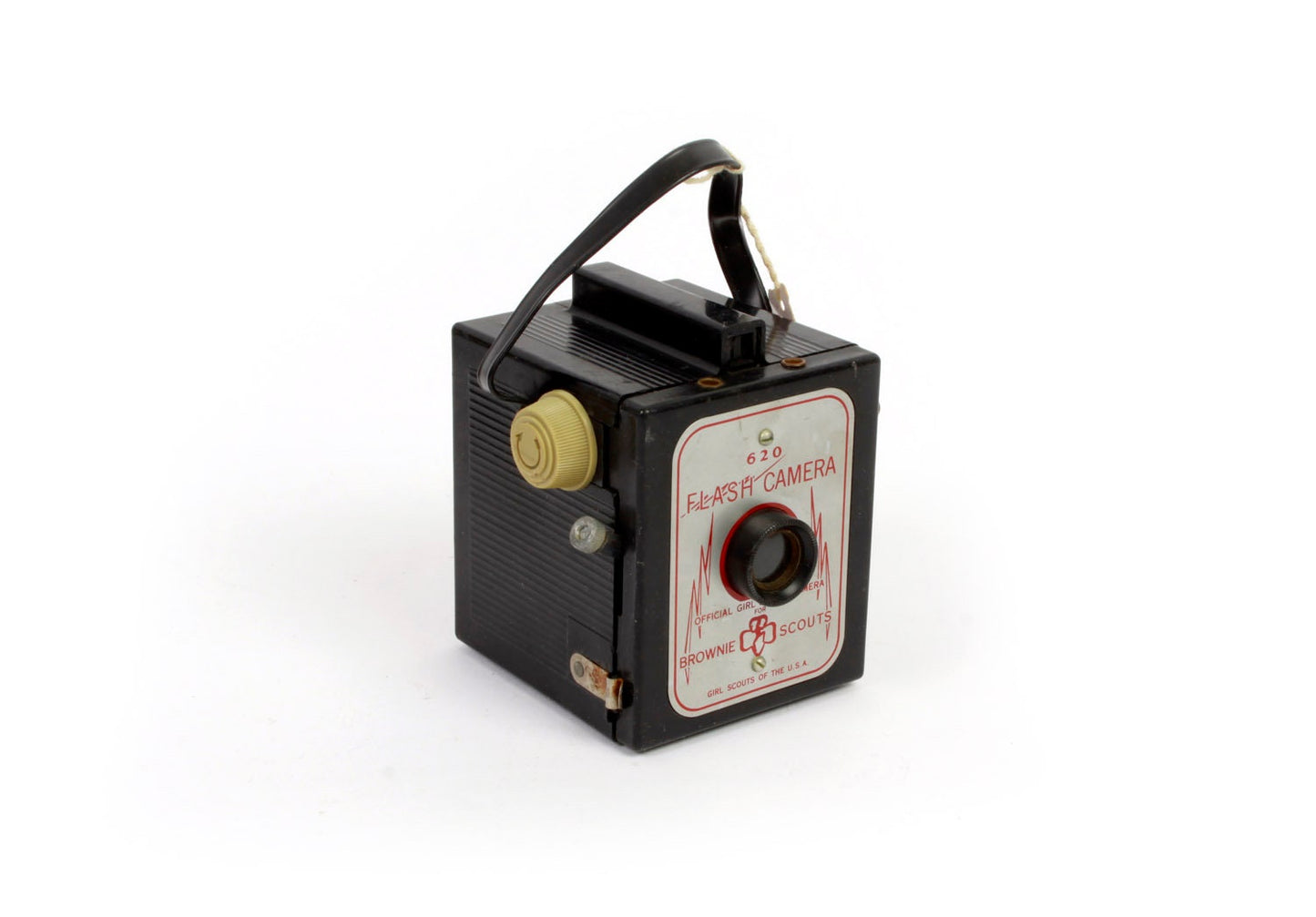 Official Girl Scout 4 Brownie Camera w/ Flash, Bulbs & Film