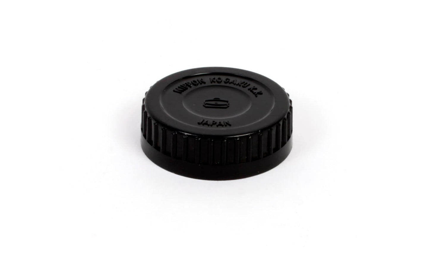 Genuine Nikon F Nippon Kogaku K.K. Black Rear Lens Cap F Mount Nikkor