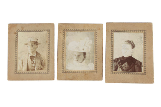 Vintage Snapshots - Great Hats - Set of 3