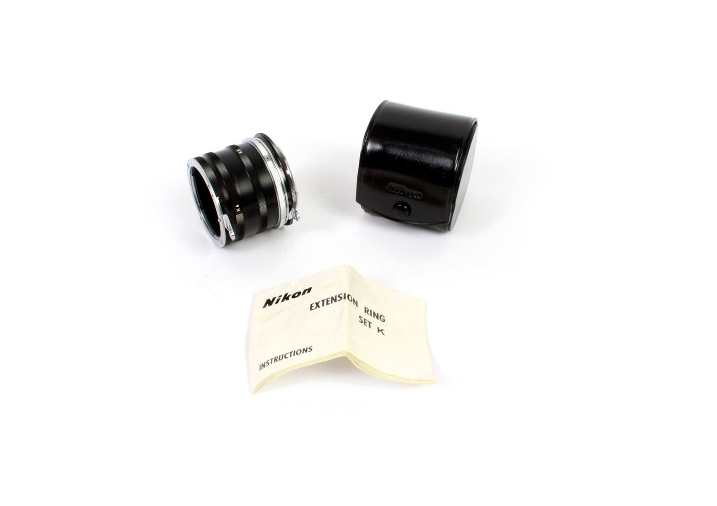 Nikon Extension Ring Set K (Rings K1-K5) w/ Original Case and Manual