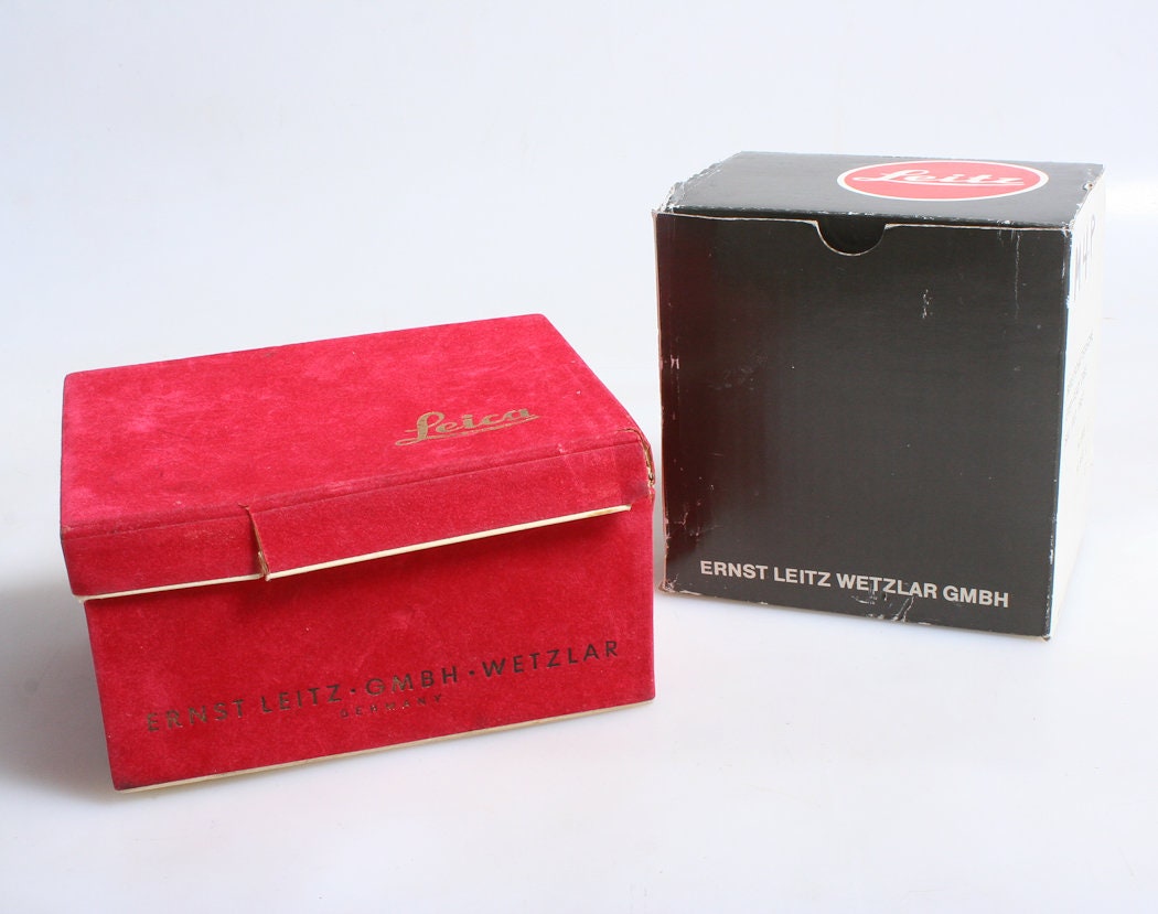 Leica M4-P Case Box and Red Leica Box, Set of 2