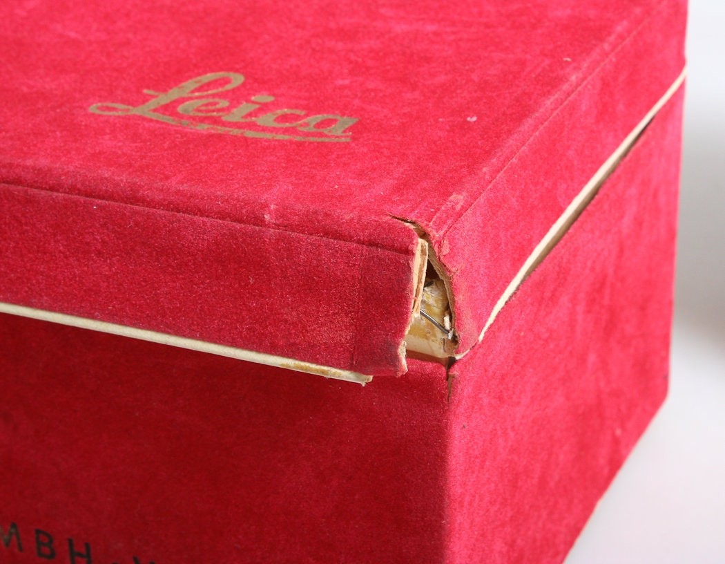 Leica M4-P Case Box and Red Leica Box, Set of 2