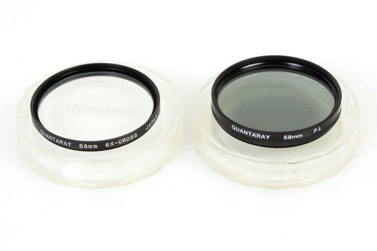 58mm Filters (2) Star & Polarizer
