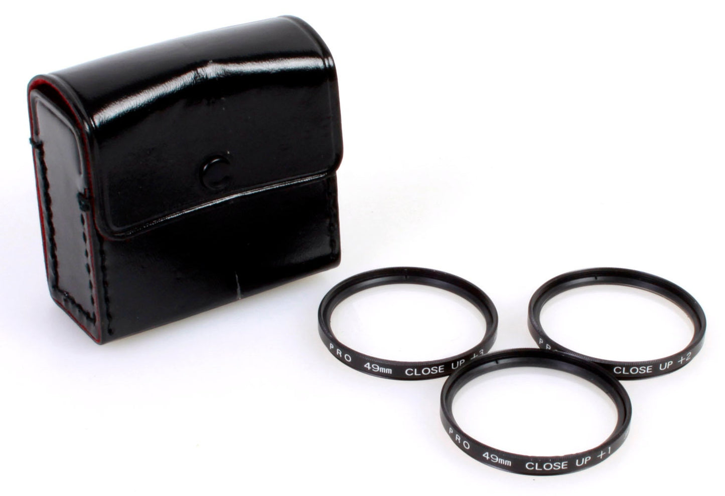 49mm Close Up +1 +2 &+3 Filters w/ Case