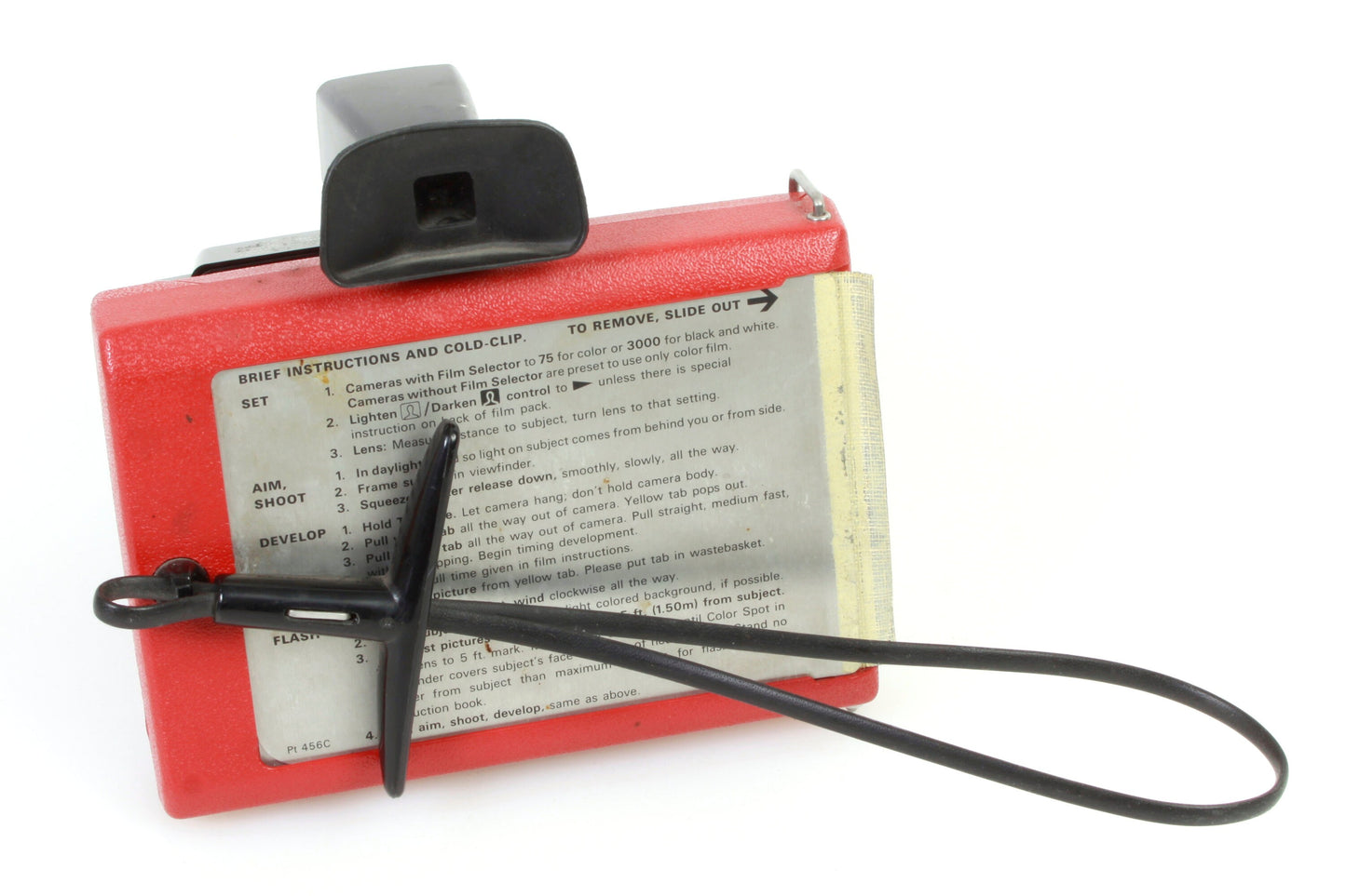1970s Polaroid Electric Zip Red Land Camera