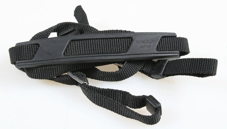 Minolta Strap Thin Black Vintage 1980