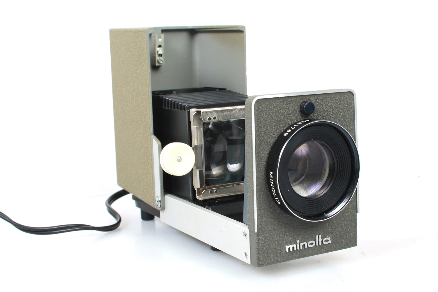 Minolta Mini 35 Slide Projector with Original Case + 2 Extra Bulbs