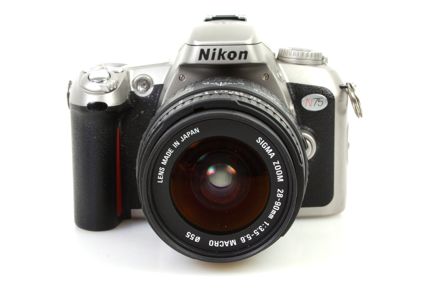 Nikon N75 35mm Film SLR Camera Body w AF 28-90mm Lens + Instructions + Case
