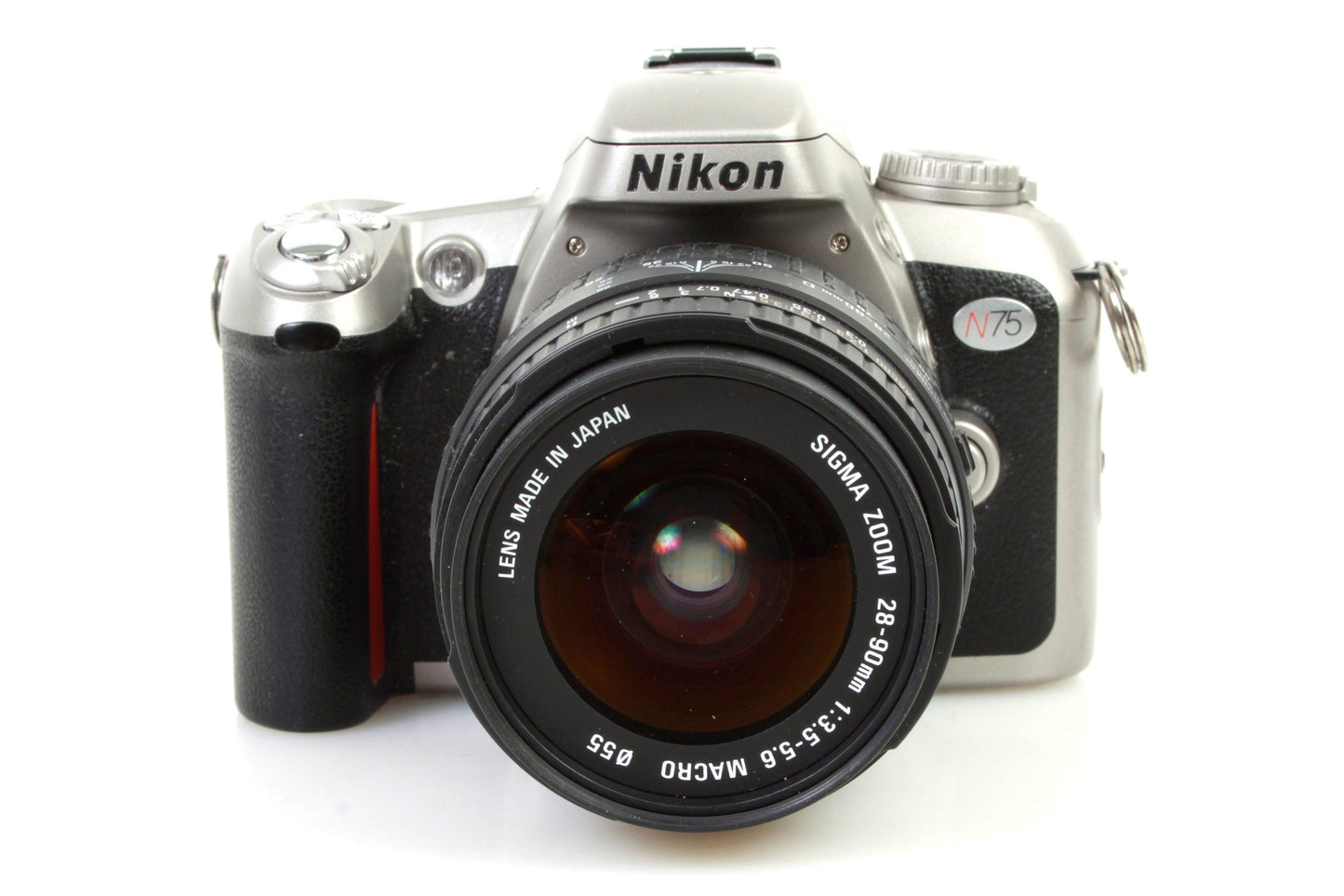 Nikon N75 35mm Film SLR Camera Body w AF 28-90mm Lens + Instructions + Case