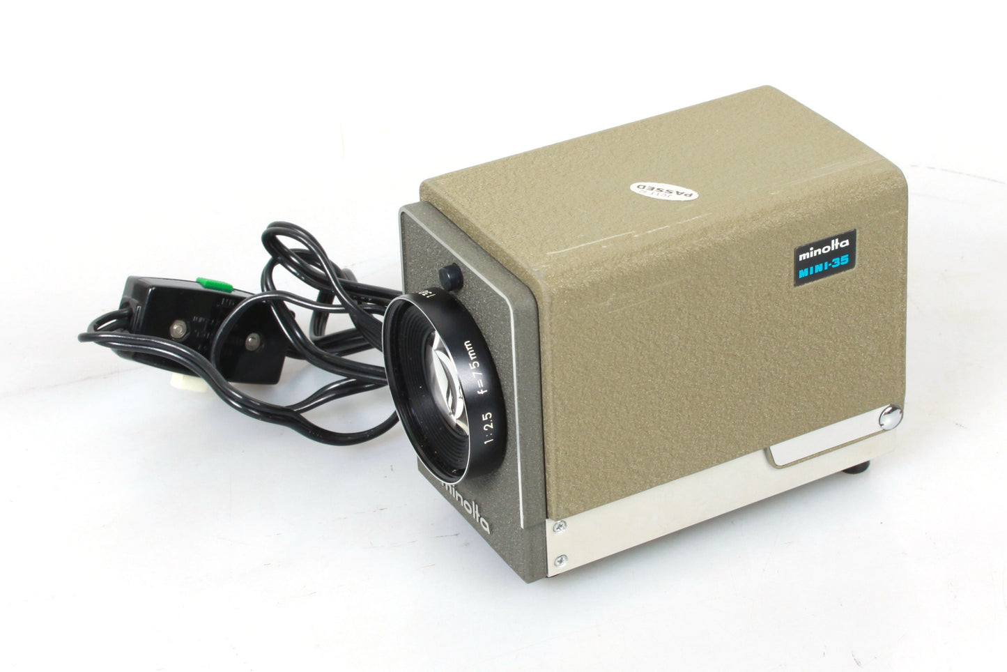 Minolta Mini 35 Slide Projector with Original Case + 2 Extra Bulbs