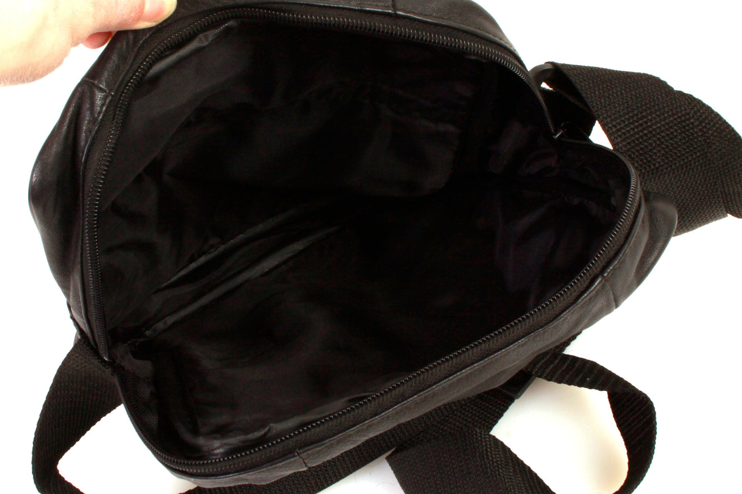 Case Bag - Soft Black Leather