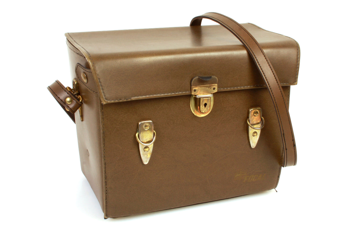 Retro Camera Gadget Bag 1960s Brown