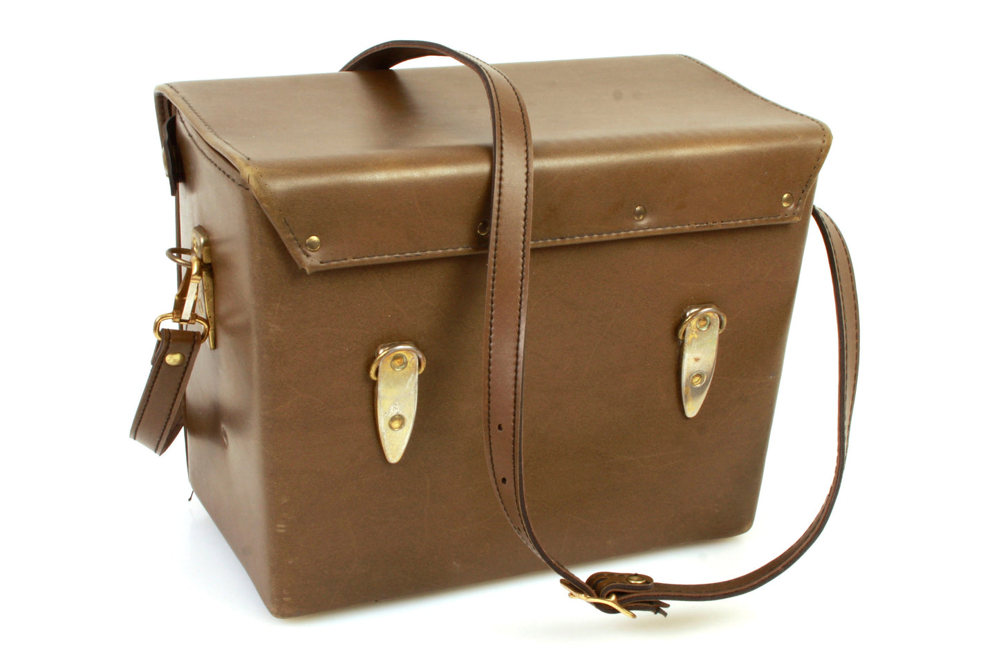 Retro Camera Gadget Bag 1960s Brown
