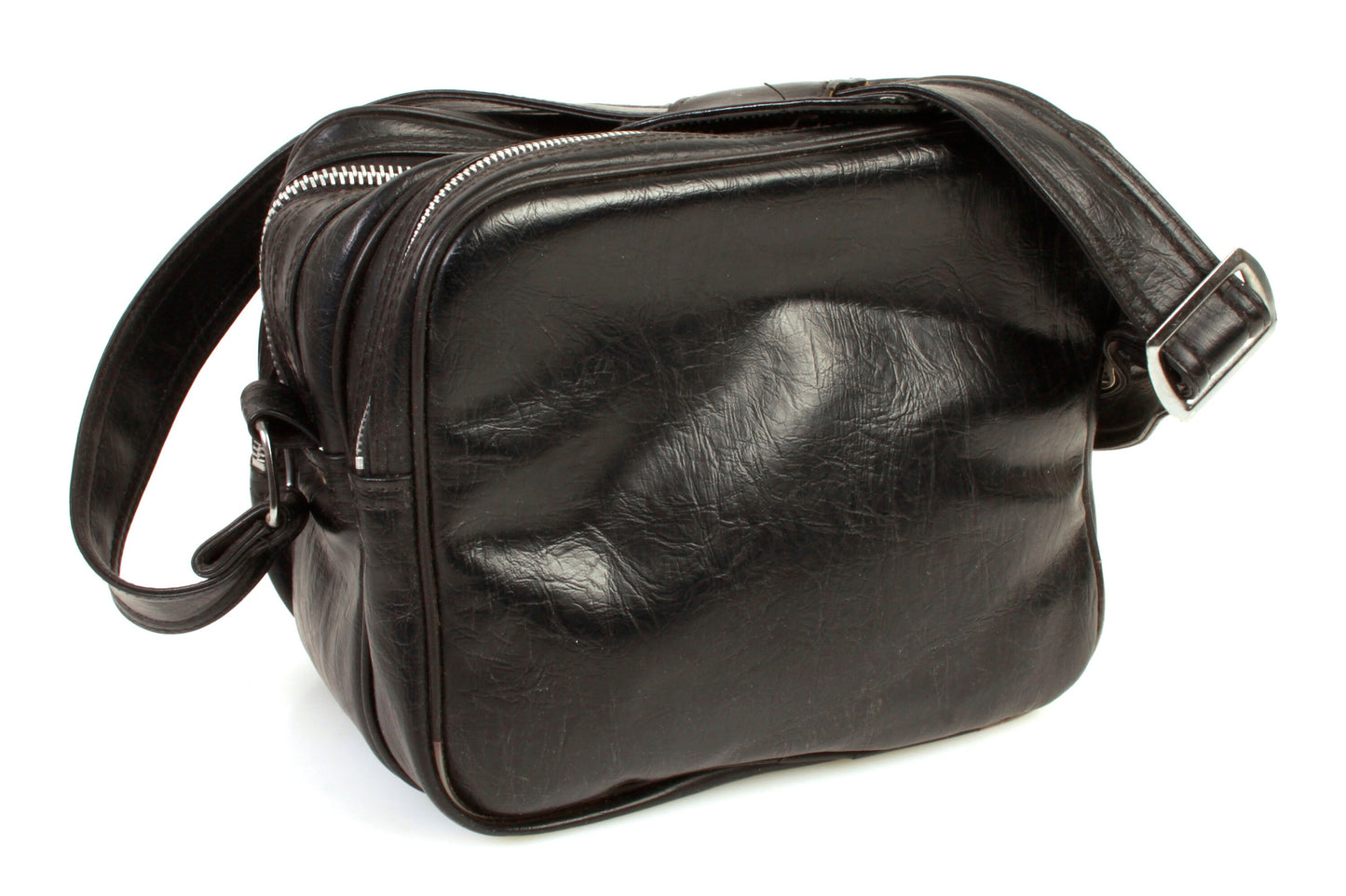Camera Case 1970s Black w/ Shoulder Strap