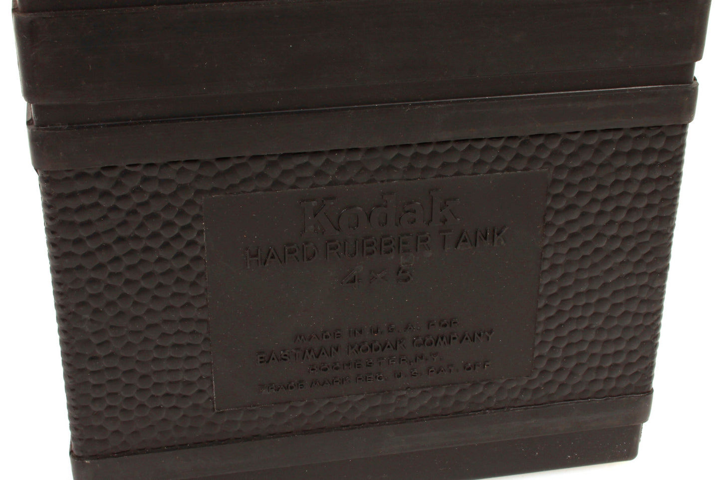 Kodak 1/2 Gallon Hard Rubber 4x5 Developing Tank w/ Floating Lid