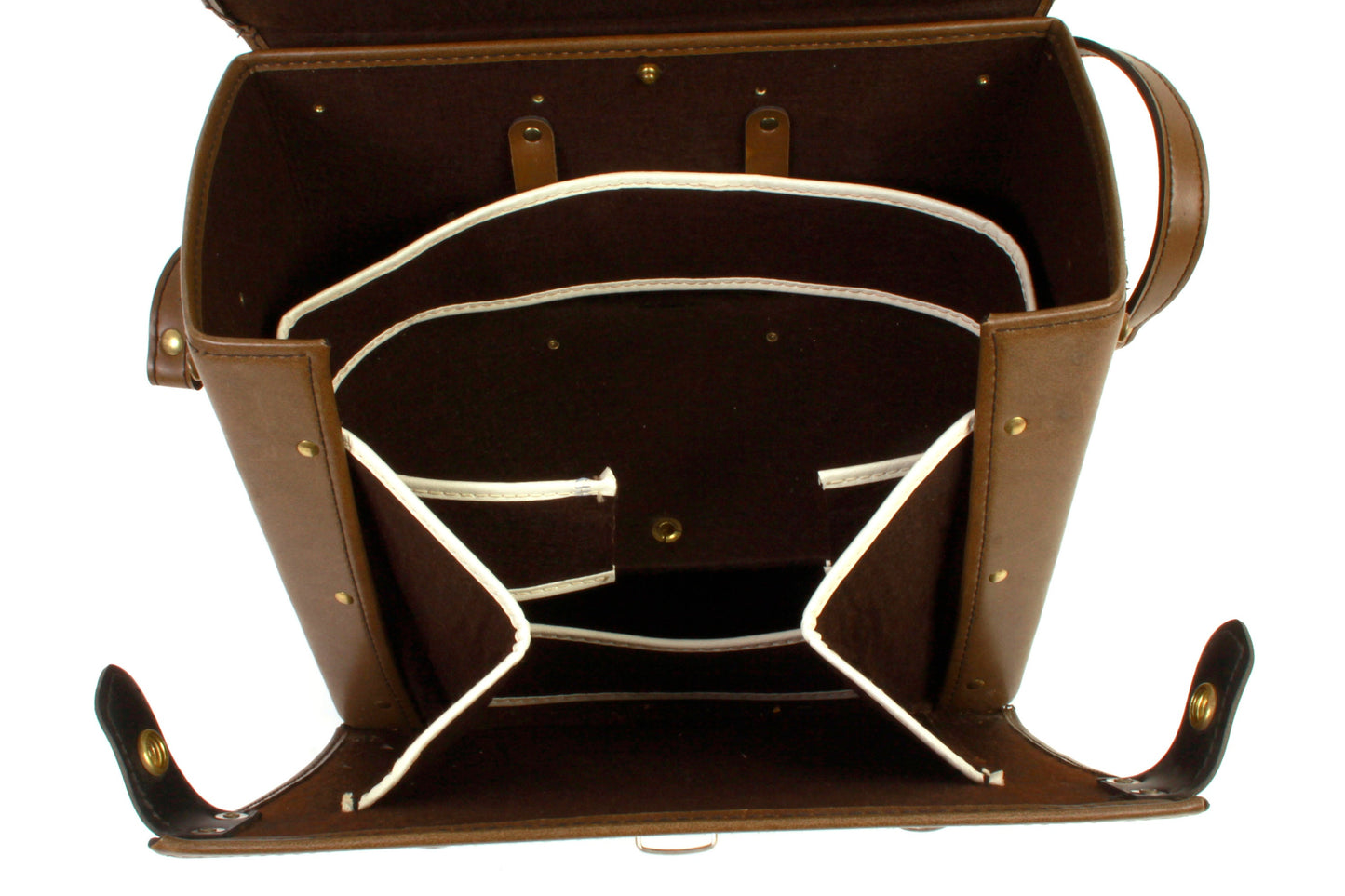 Retro Camera Gadget Bag 1960s Brown
