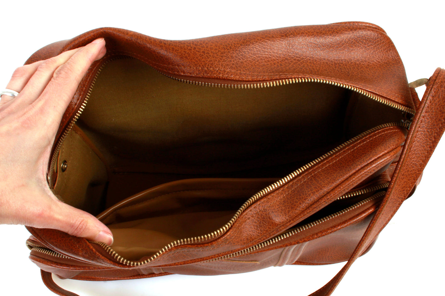 Vintage Camera Bag 1960s Brown