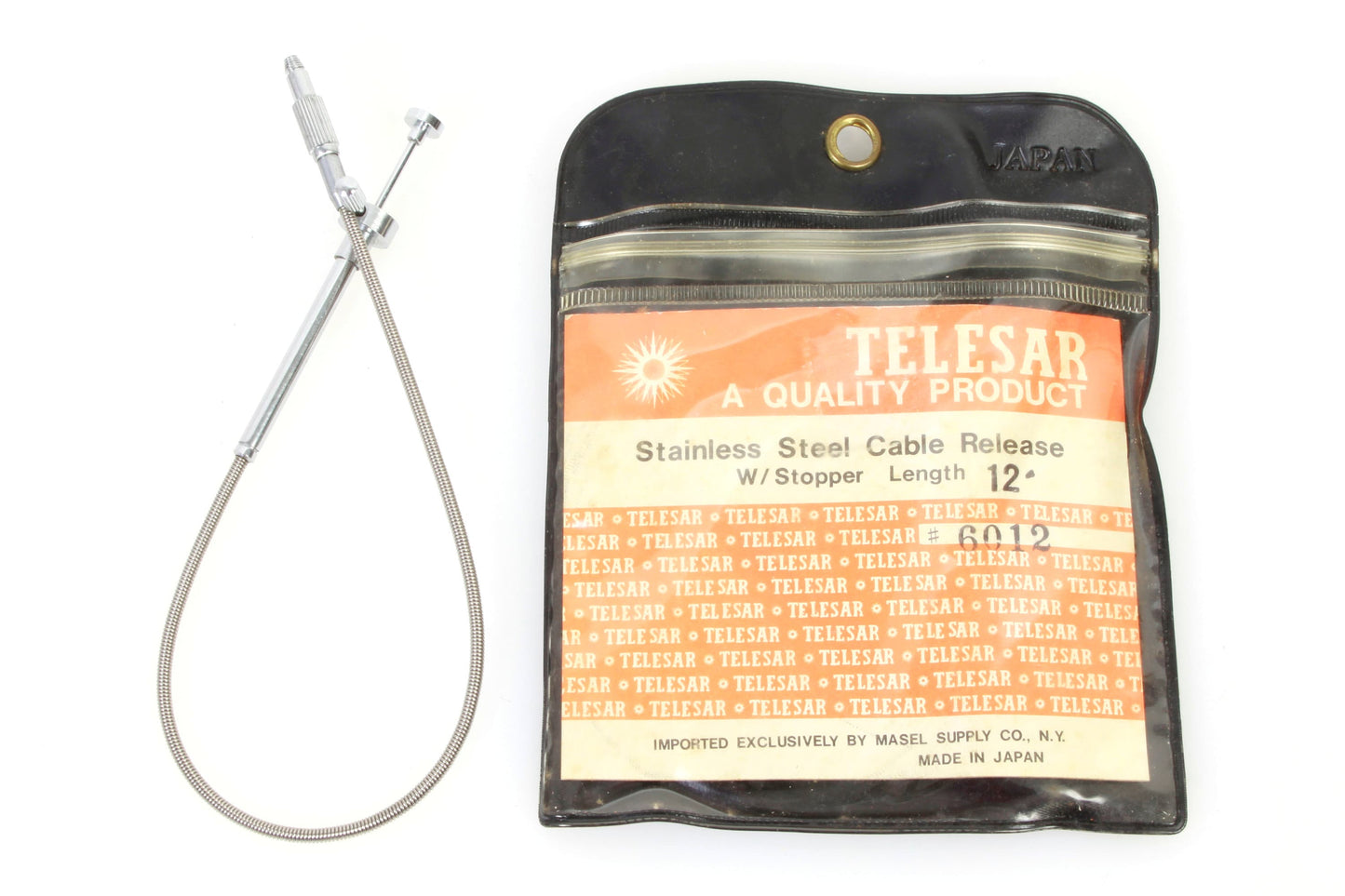 Cable Release 12 Inch w/ Lock Stainless Steel