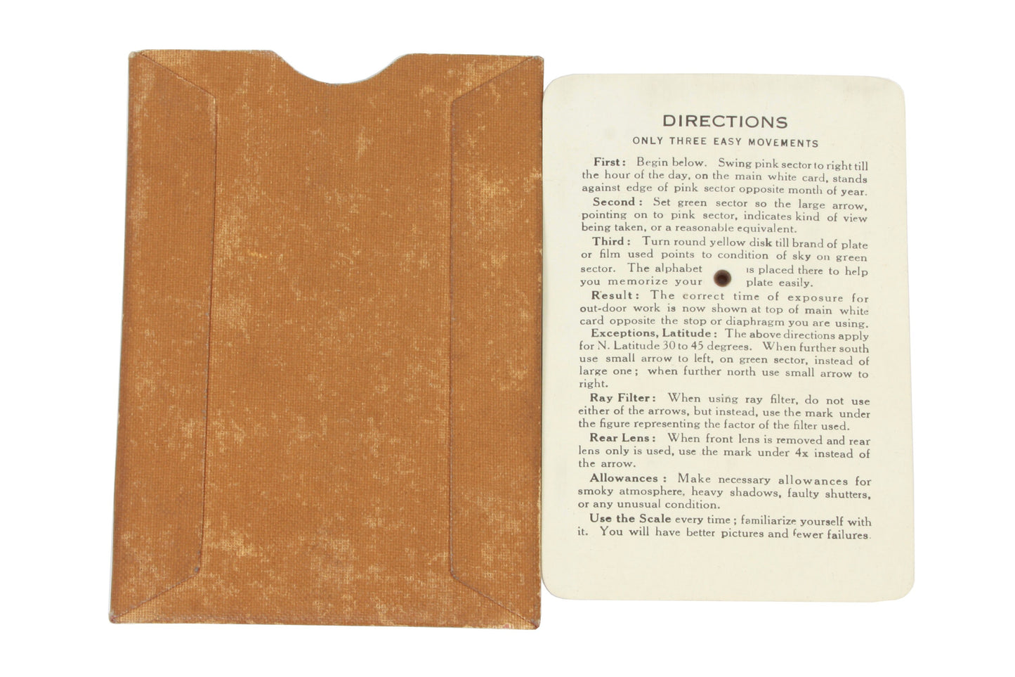 1923 E Z Model Harrold Exposure Scale Camera