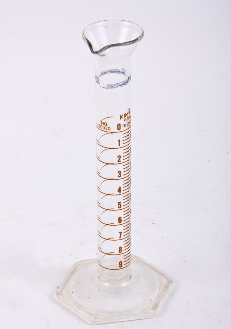 Cylinder Graduated Measuring  10ML Glass