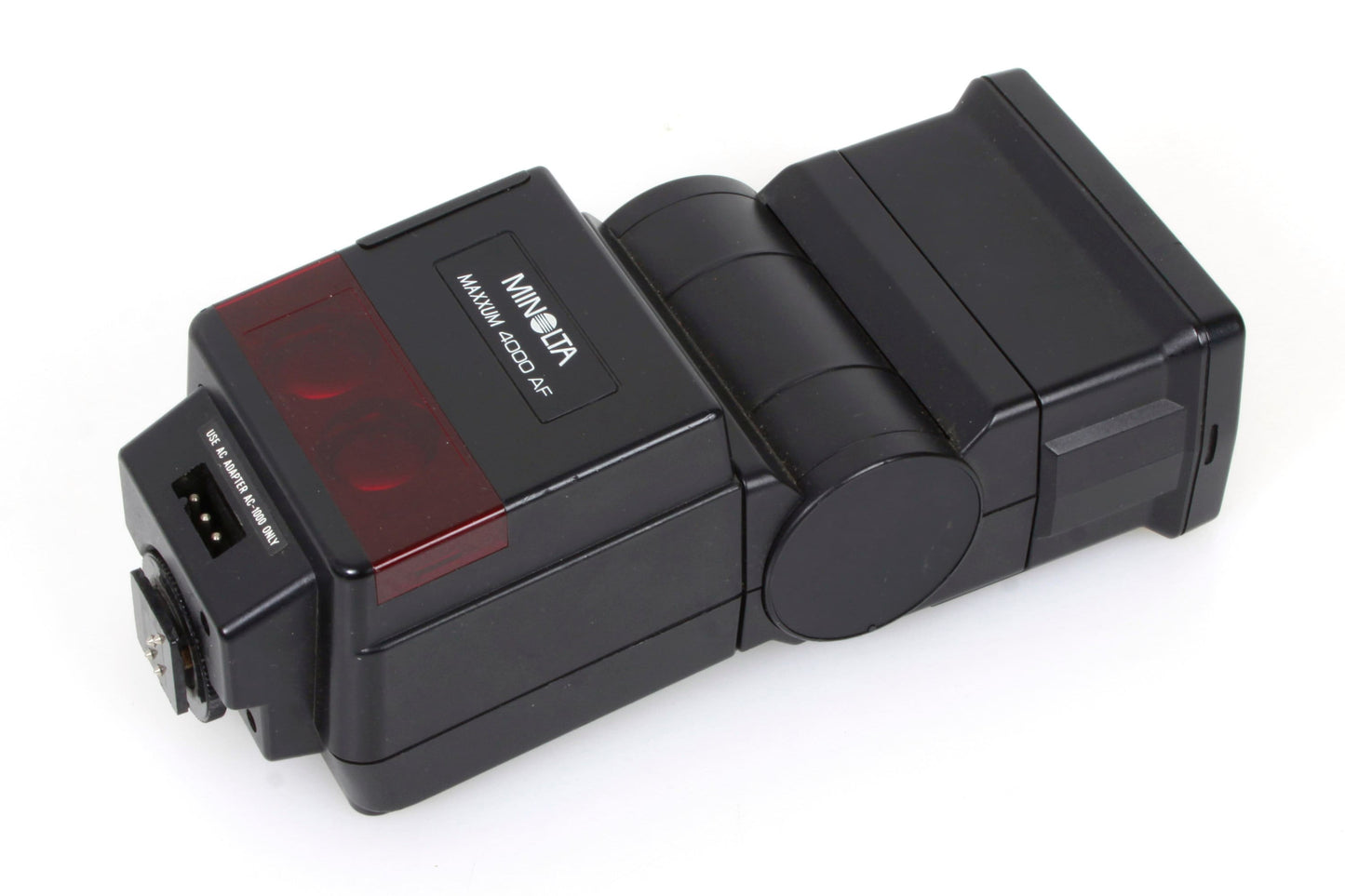 Minolta Maxxum 4000 AF Flash w/ Case & Manual + Wide Panel