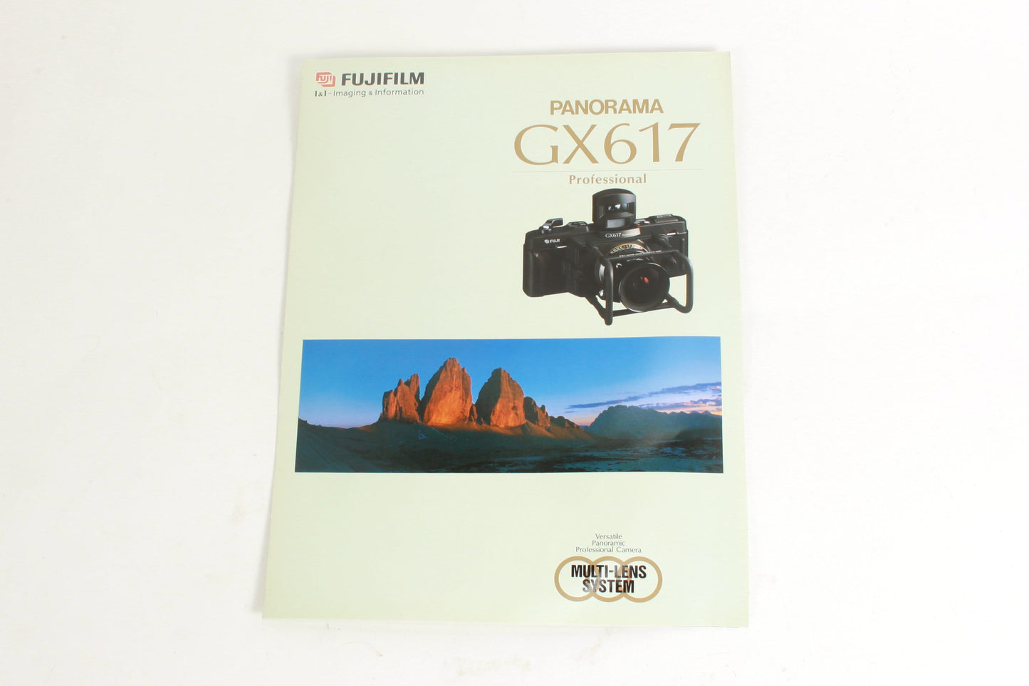 Fuji FujiFilm GX617 Pro Brochure