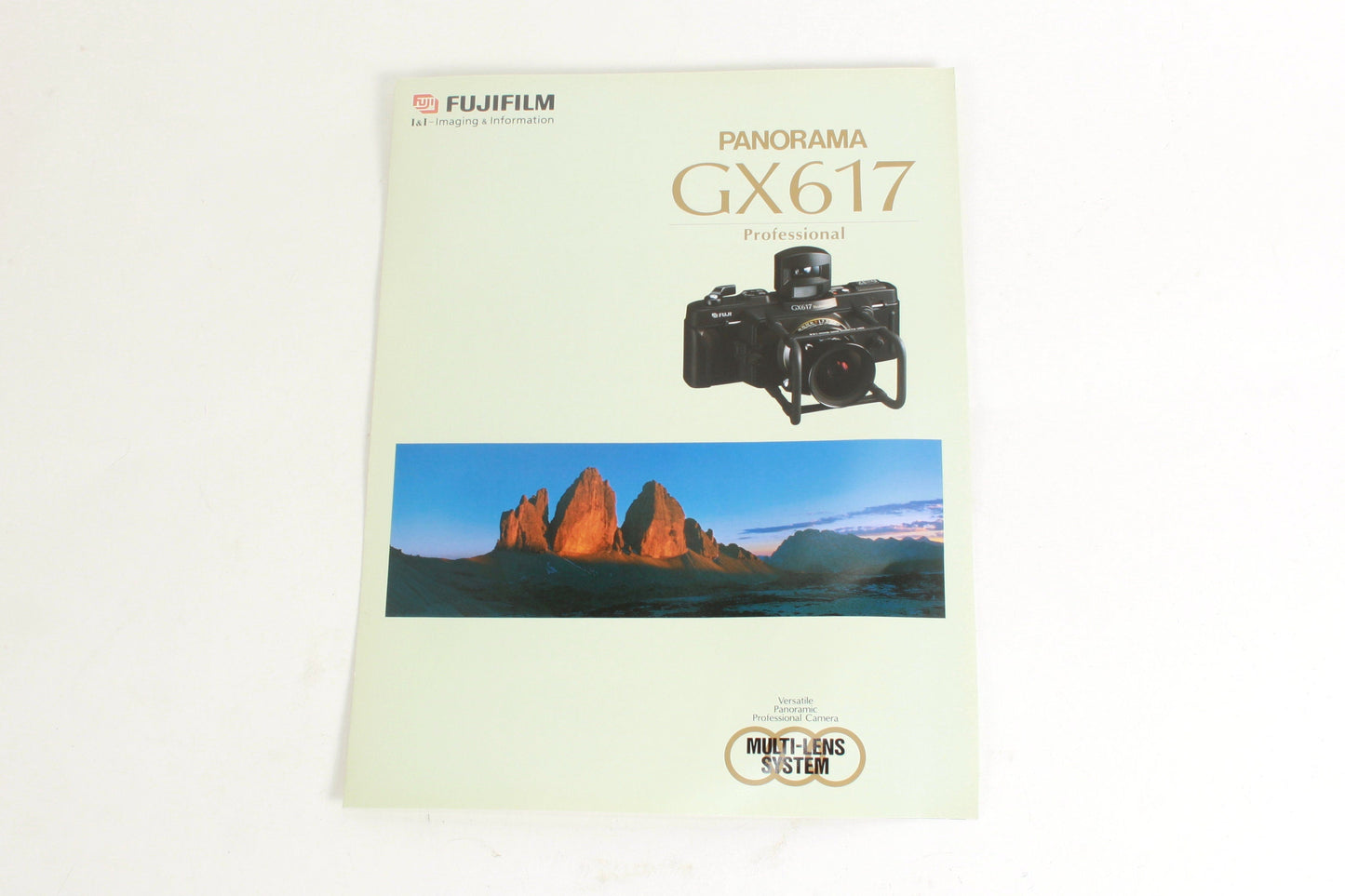 Fuji FujiFilm GX617 Pro Brochure