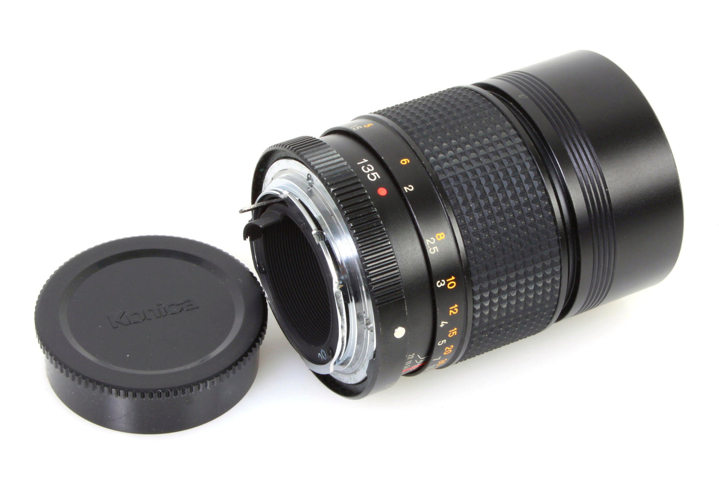 Konica Film Camera Portrait Lens in Case
