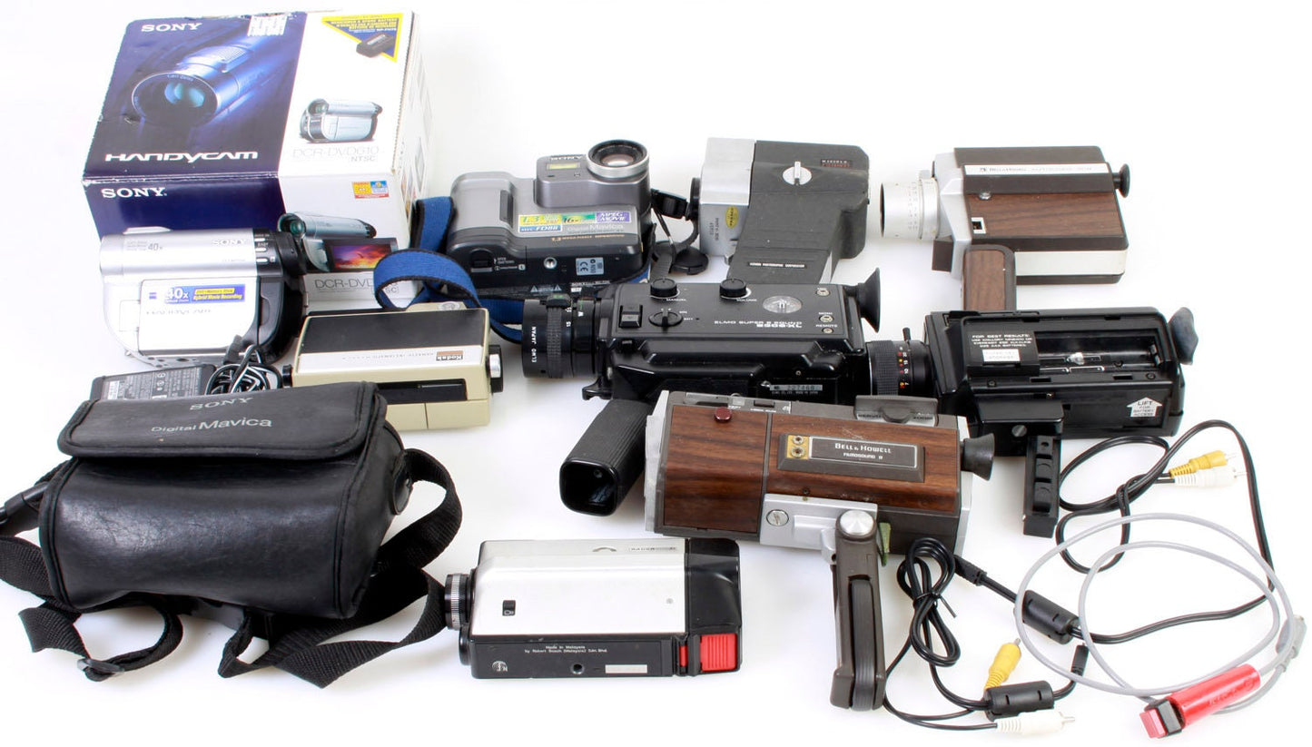 Misc Camera Lot for Repair/ Parts/ Display