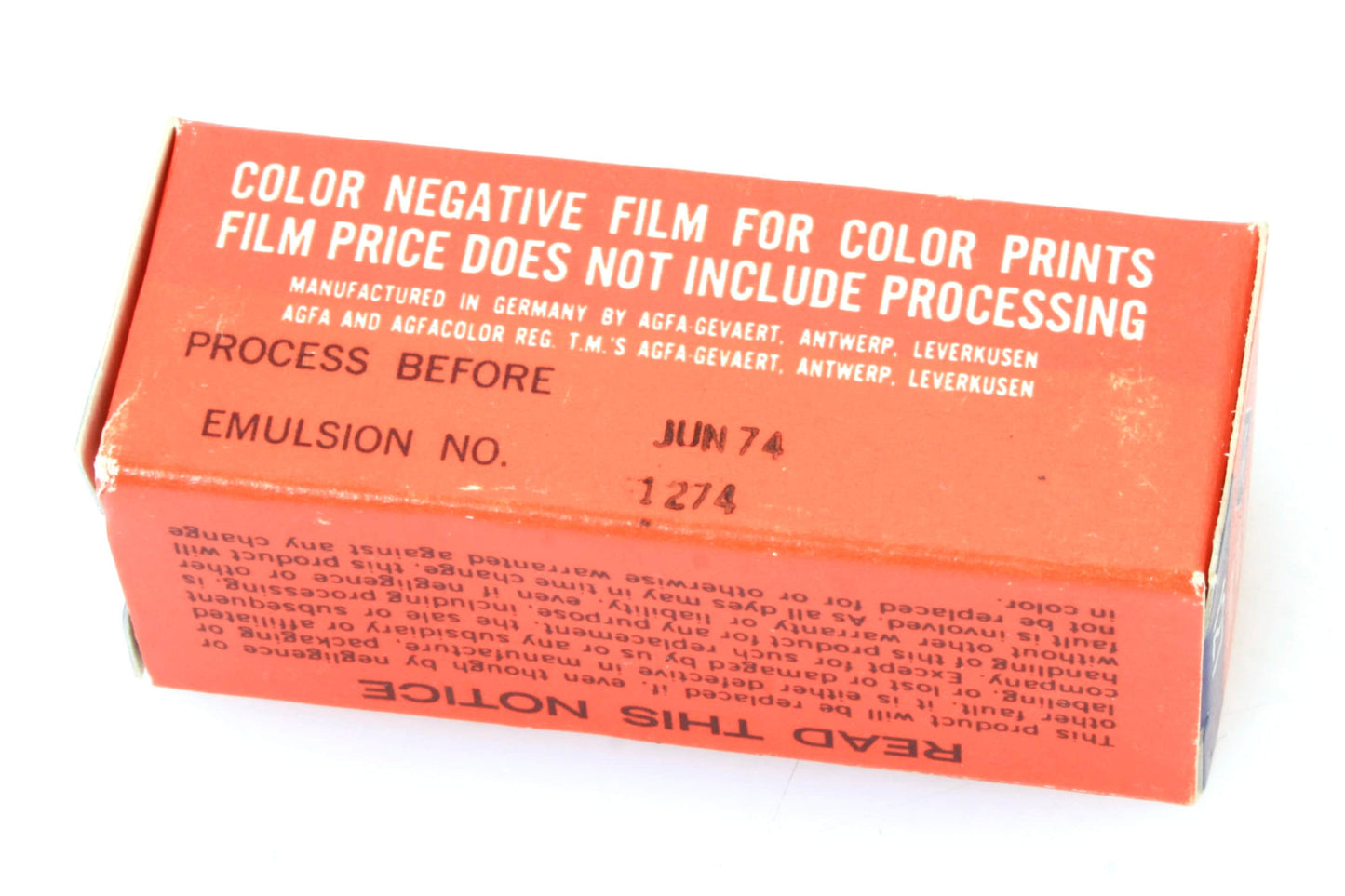 127 Color Film Expired Agfa