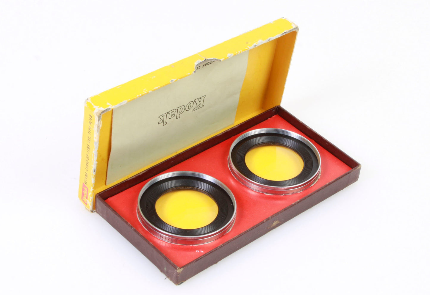 Metal Kodak Retina Close Up Lens Set Model N/60 Camera Lens in Box