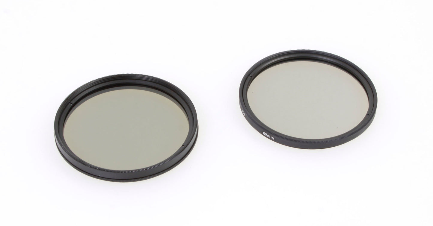 PROOPTIC 62mm CPL/ND2 filters with case