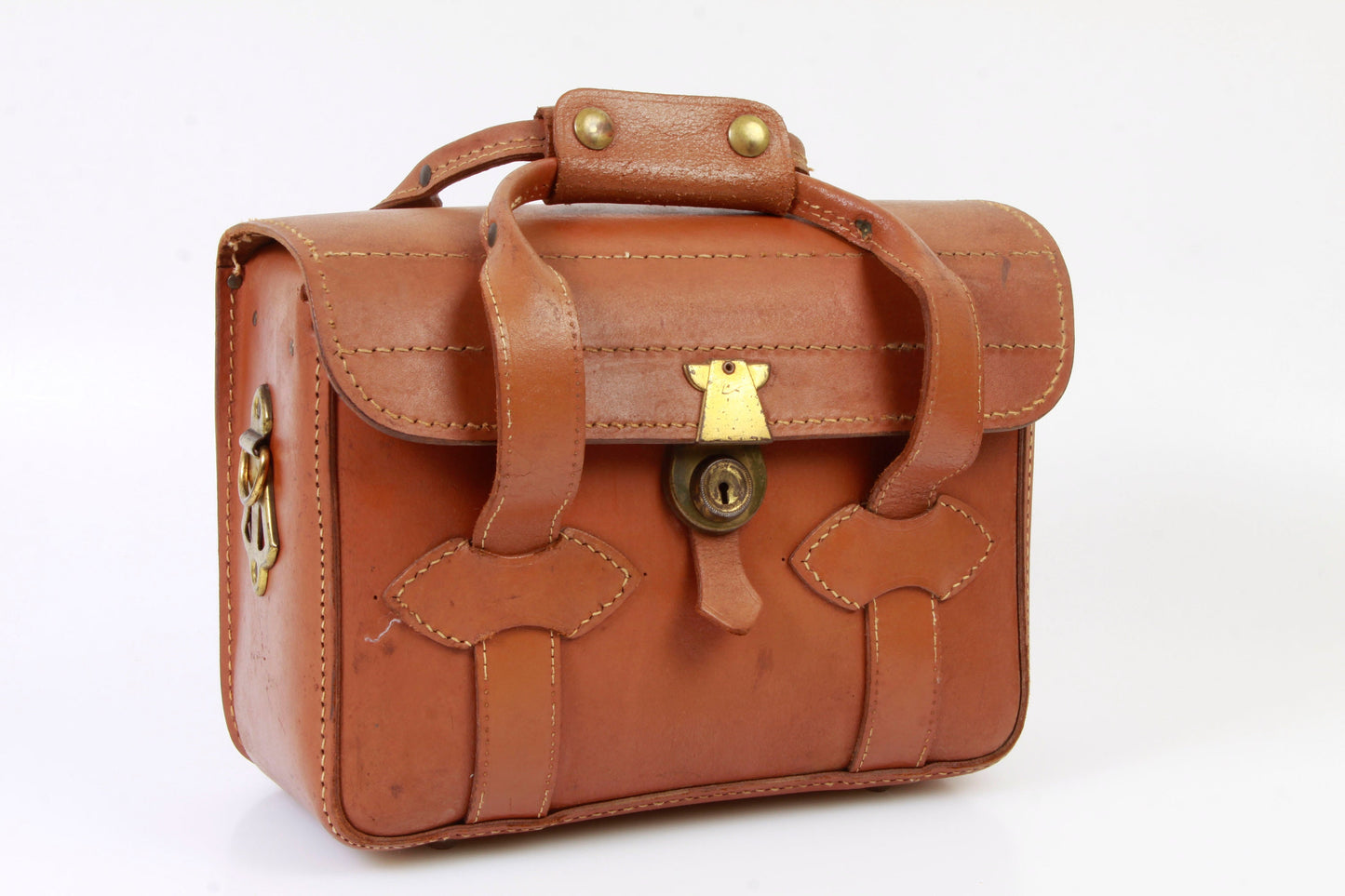 Leather Camera Case Leather brown - 1950s