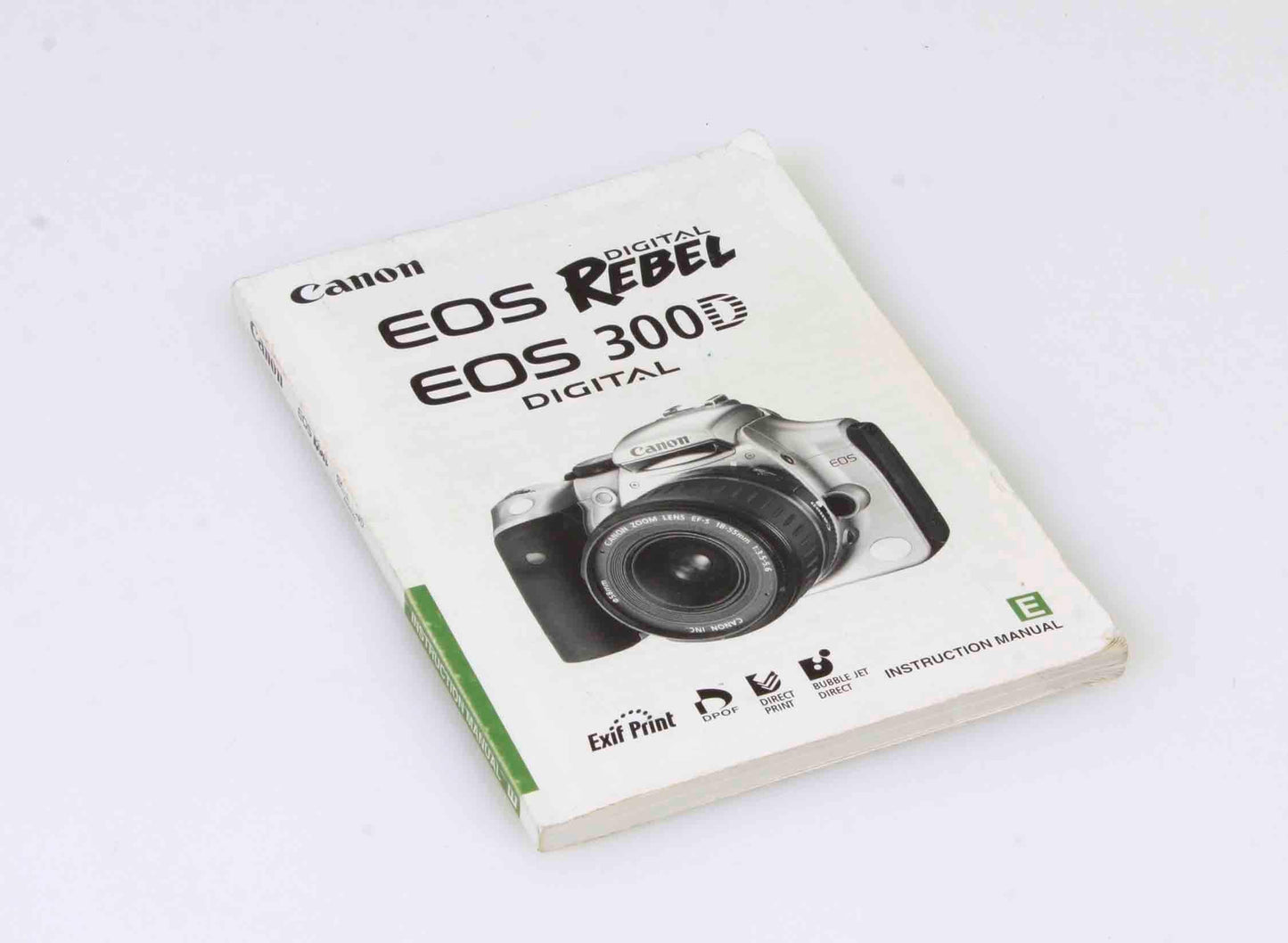 Canon  300D Digital Rebel Instruction manual