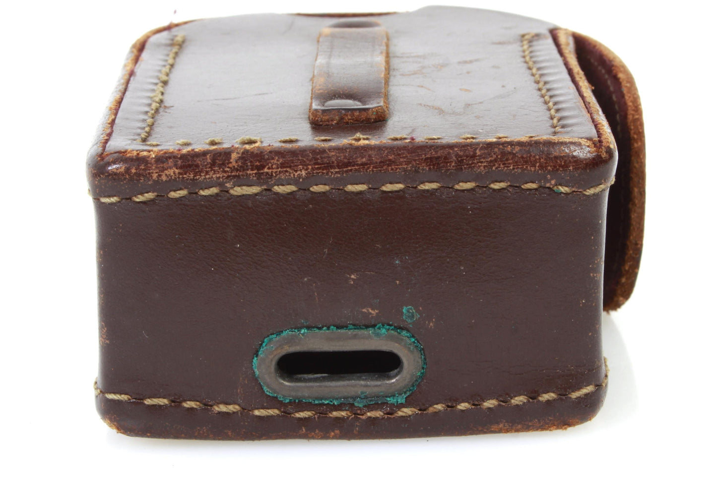 Antique Camera Meter Case Leather