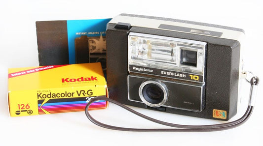 126 Camera with Built In Flash/Film/Manual