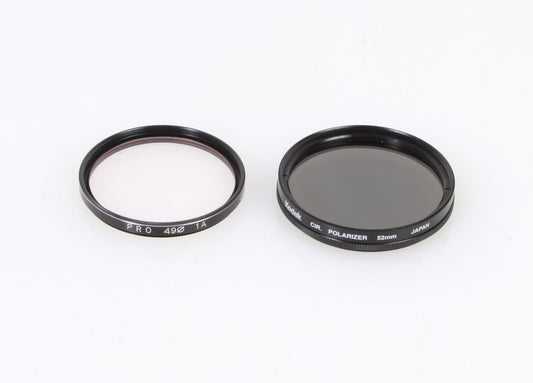 52mm Filter CPL Polarizer and 49mm UV Filter set