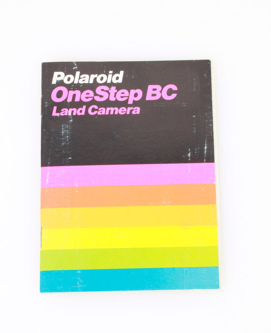POLAROID onestep BC land camera Manual