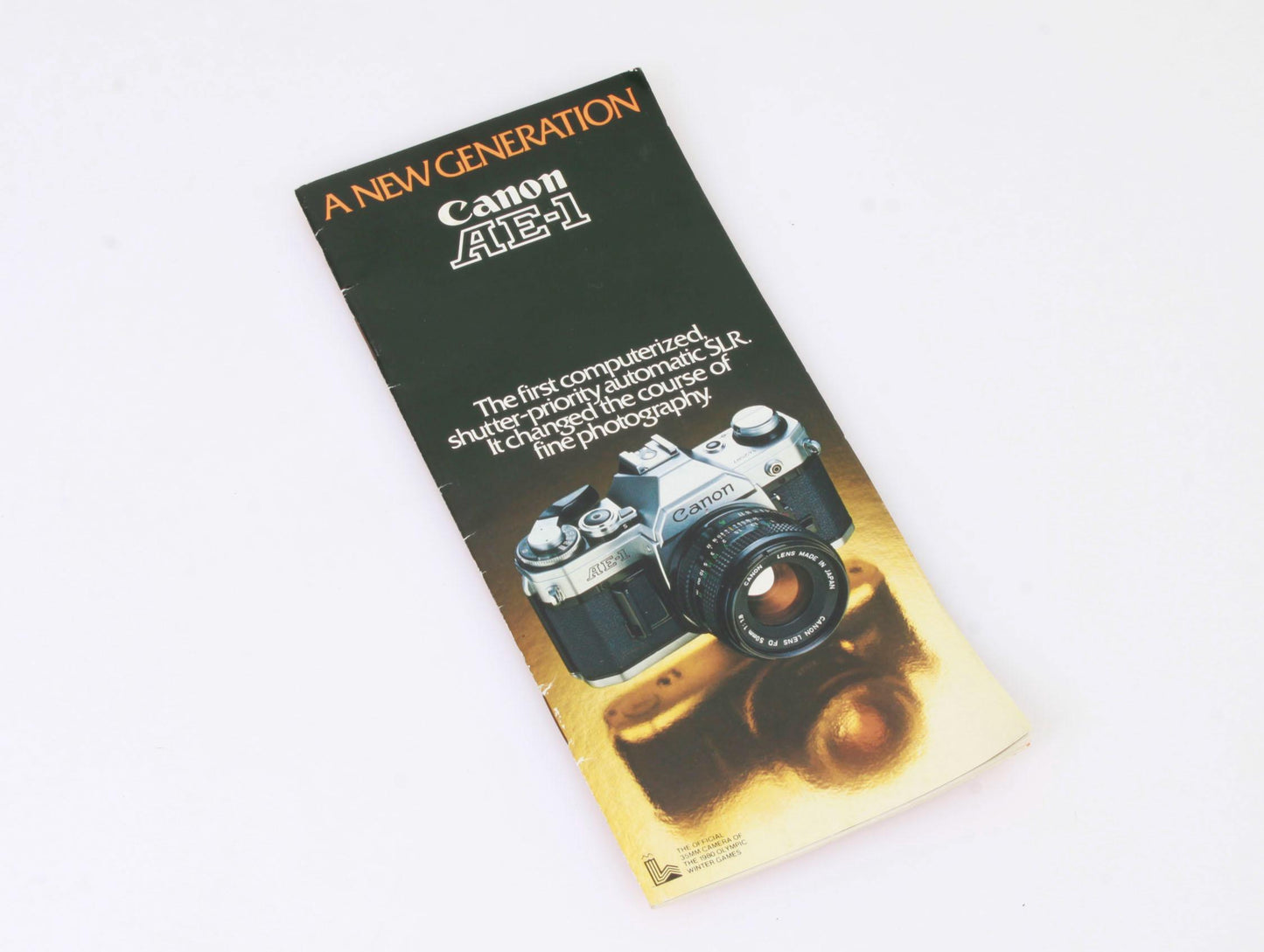 Canon AE-1 brochure
