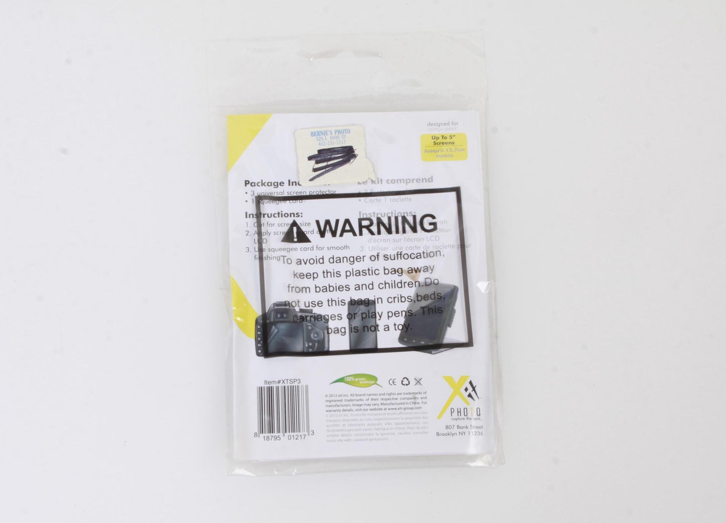 Camera Screen protector Universal upto  5 inches pack of 3