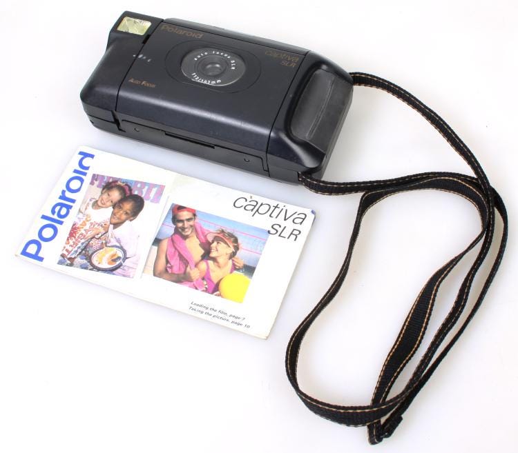 Polaroid Captiva Instant Camera with Manual