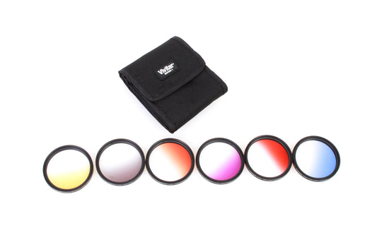55mm Graduated color Filter Set of 6