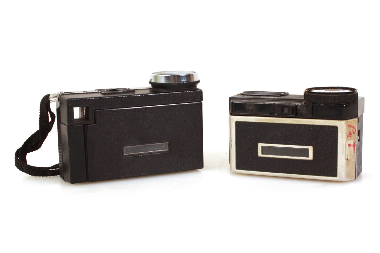 Art Deco Kodak Camera Lot of 5 Instamatic X-15F X-45 150 154 333 For Display