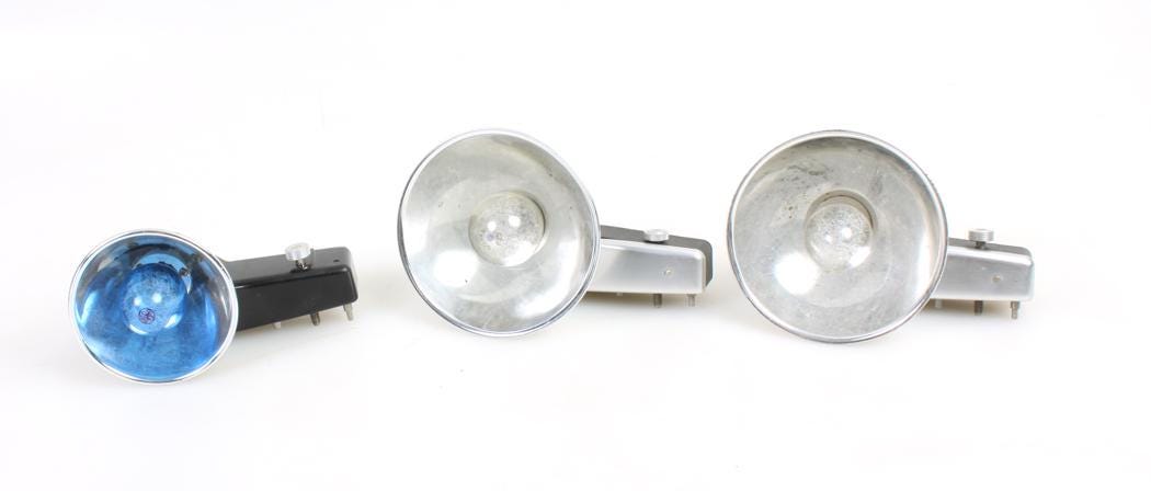 Art Deco Flash Gun Set of 3