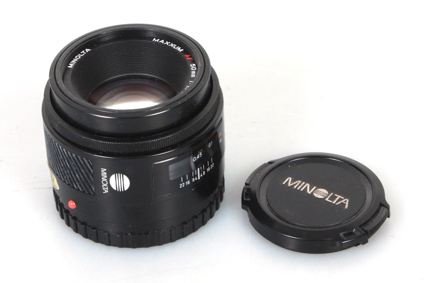 50mm F1.7 AF Sony Minolta Lens with Front & Rear Caps