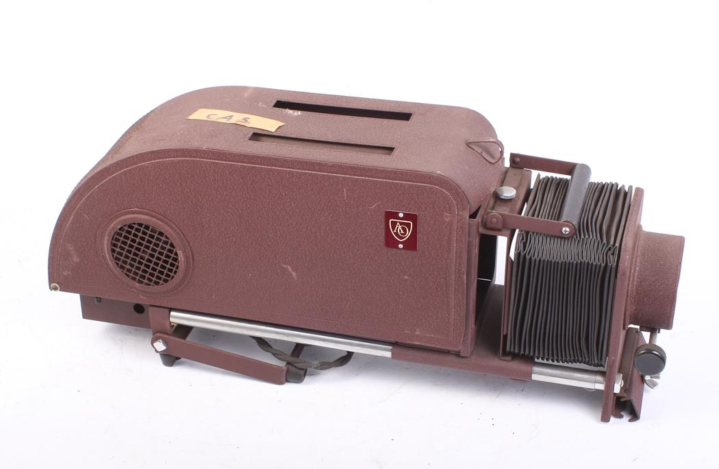 Art Deco Lantern Slide Projector, Vintage, Display Only w/ Case
