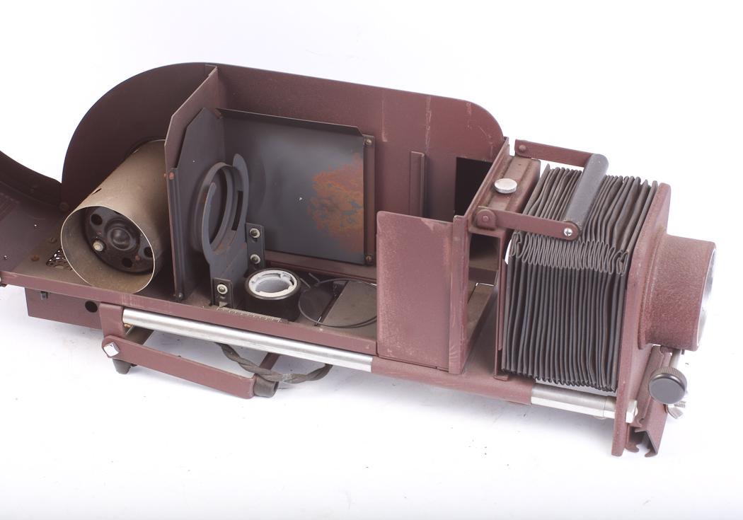 Art Deco Lantern Slide Projector, Vintage, Display Only w/ Case