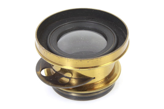 Brass Barrel Lens with Rotating Aperture