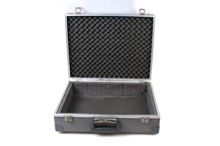 Camera Case Gray Hard Sided 1970s