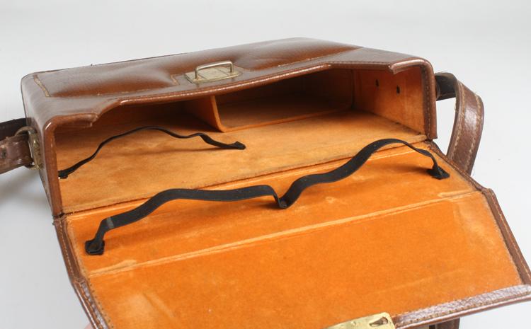 Vintage Retro Leather Camera Carrying Case